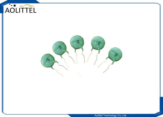 echada 5m m 100R del PTC 15P 15m m del termistor de 15m m 120 verde del resistor termal 200mA del grado para el circuito de la CA de las telecomunicaciones