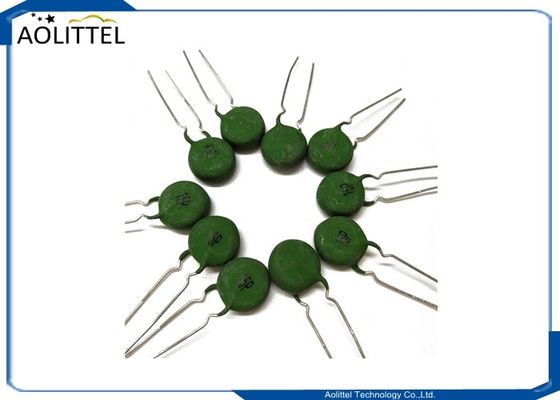 echada 5m m 100R del PTC 15P 15m m del termistor de 15m m 120 verde del resistor termal 200mA del grado para el circuito de la CA de las telecomunicaciones