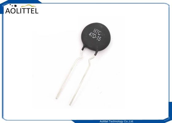 Resistor termal 47Ohm 15m m 3A Current Inrush Limited del resistor NTC 47D-15 47D15 del termistor del disco NTC
