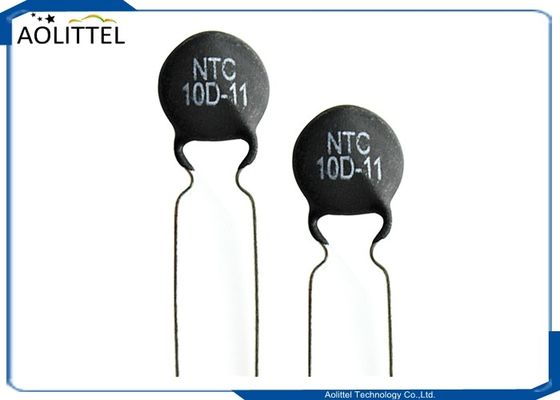 Termistor actual 11m m 3A del disco NTC de los supresores 10D-11 de la avalancha 10 ohmios +/--20% 10D11 P7.5mm