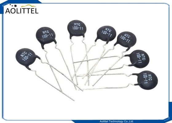 Termistor actual 11m m 3A del disco NTC de los supresores 10D-11 de la avalancha 10 ohmios +/--20% 10D11 P7.5mm