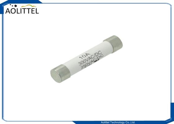 El alto tubo de cerámica rápidamente de actuación de fractura de la capacidad 6x32m m funde la CA DC de F10A 250V 300V
