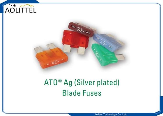 Fusiles de cuchilla automática PA66, industria automotriz ATOF Serie 32V ATOF Fusiles de cuchilla media con potencia nominal 32V 1-40A Reemplazo 257 ATO
