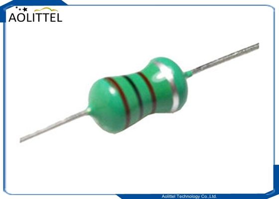 bobina inalámbrica del cargador de 0.22uH 400mA 0.4Ohm 25.2MHZ, código de color fijo axial del inductor de la obstrucción revestida de epoxy 2.8x4.8m m